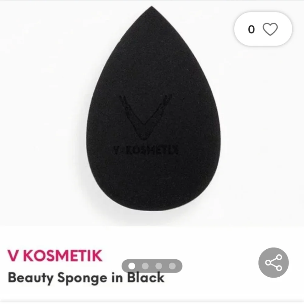 V Kosmetik Beauty Sponge in Black